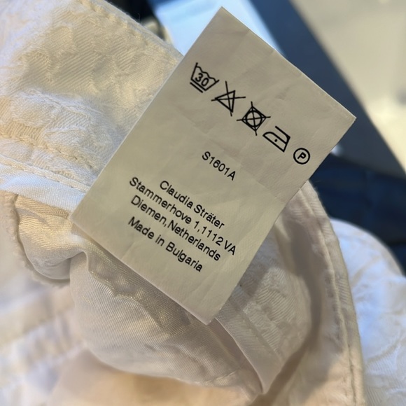 Claudia Strater Amsterdam White Printed Slacks - Picture 8 of 8